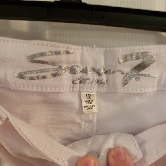 Seven7 white shorts sz 12 - Picture 4 of 4